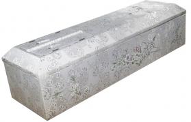 布棺 花柄プリント棺【嵯峨】