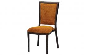 椅子 木目アルミ椅子 【グルジア】